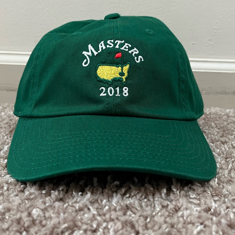 American Needle Masters 2018 Green Adjustable Golf Hat Augusta National NWT